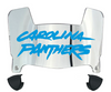 Carolina Panthers Retro Throwback Mini Football Helmet Visor Shield w/ Clips - PICK VISOR & LOGO COLOR