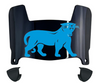Carolina Panthers Retro Throwback Mini Football Helmet Visor Shield w/ Clips - PICK VISOR & LOGO COLOR