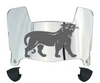 Carolina Panthers Retro Throwback Mini Football Helmet Visor Shield w/ Clips - PICK VISOR & LOGO COLOR
