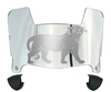 Carolina Panthers Retro Throwback Mini Football Helmet Visor Shield w/ Clips - PICK VISOR & LOGO COLOR