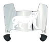 Carolina Panthers Retro Throwback Mini Football Helmet Visor Shield w/ Clips - PICK VISOR & LOGO COLOR
