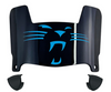 Carolina Panthers Mini Football Helmet Visor Shield w/ Clips - PICK VISOR & LOGO COLOR
