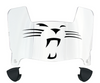 Carolina Panthers Mini Football Helmet Visor Shield w/ Clips - PICK VISOR & LOGO COLOR