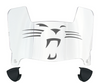 Carolina Panthers Mini Football Helmet Visor Shield w/ Clips - PICK VISOR & LOGO COLOR