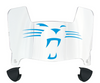 Carolina Panthers Mini Football Helmet Visor Shield w/ Clips - PICK VISOR & LOGO COLOR