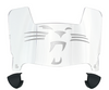 Carolina Panthers Mini Football Helmet Visor Shield w/ Clips - PICK VISOR & LOGO COLOR