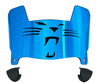 Carolina Panthers Mini Football Helmet Visor Shield w/ Clips - PICK VISOR & LOGO COLOR