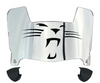 Carolina Panthers Mini Football Helmet Visor Shield w/ Clips - PICK VISOR & LOGO COLOR