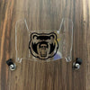 Central Arkansas Bears Mini Football Helmet Visor Shield Clear w/ Clips - PICK LOGO COLOR