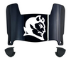 Central Connecticut Blue Devils Mini Football Helmet Visor Shield w/ Clips - PICK VISOR & LOGO COLOR