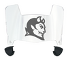 Central Connecticut Blue Devils Mini Football Helmet Visor Shield w/ Clips - PICK VISOR & LOGO COLOR