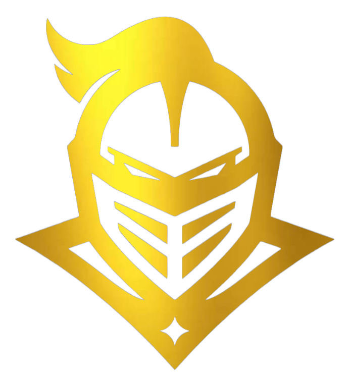 UCF Central Florida Knights GOLD CHROME MIRROR Mascot Logo Premium DieCut Vinyl Decal PICK SIZE