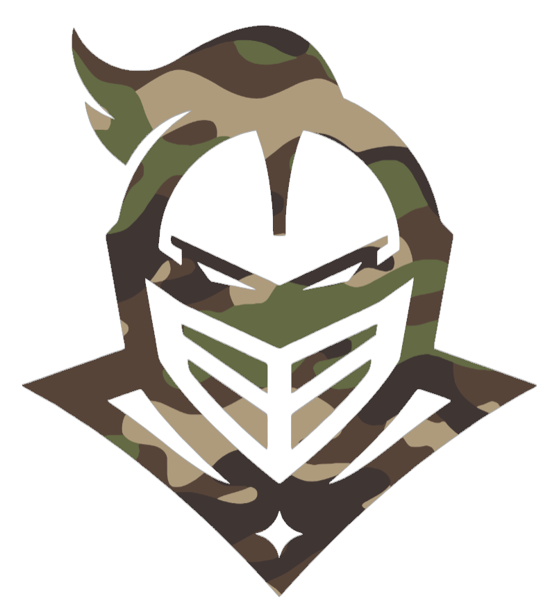 UCF Central Florida Knights Woodland Camo Camouflage Mascot Logo Premium DieCut Vinyl Decal PICK SIZE