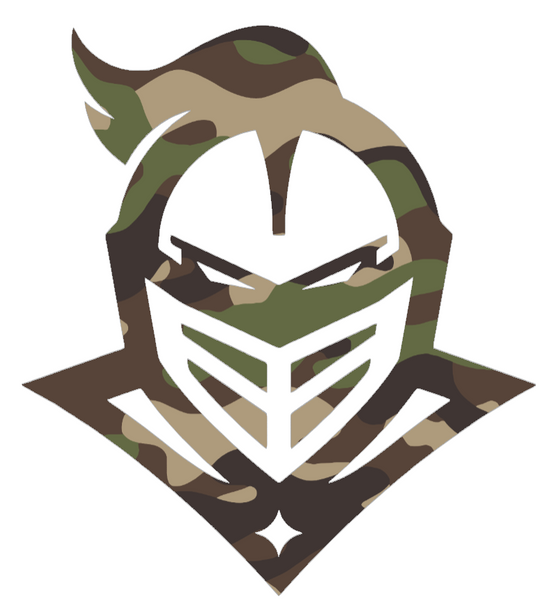 UCF Central Florida Knights Woodland Camo Camouflage Mascot Logo Premium DieCut Vinyl Decal PICK SIZE