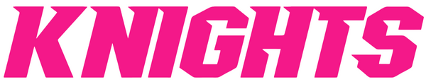UCF Central Florida Knights Hot Pink Team Name Logo Premium DieCut Vinyl Decal PICK SIZE