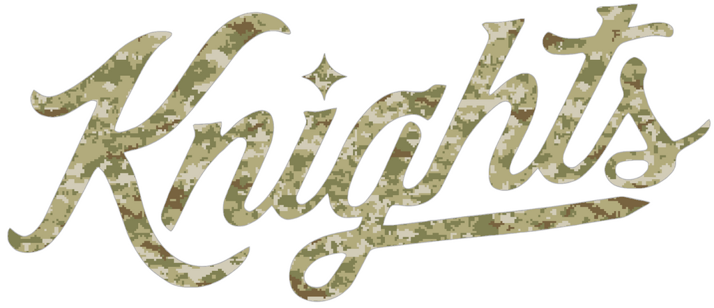 UCF Central Florida Knights Script Logo Salute to Service Camouflage Camo Vinyl Decal PICK SIZE