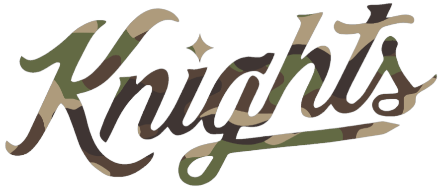UCF Central Florida Knights Woodland Camo Camouflage Script Logo Premium DieCut Vinyl Decal PICK SIZE