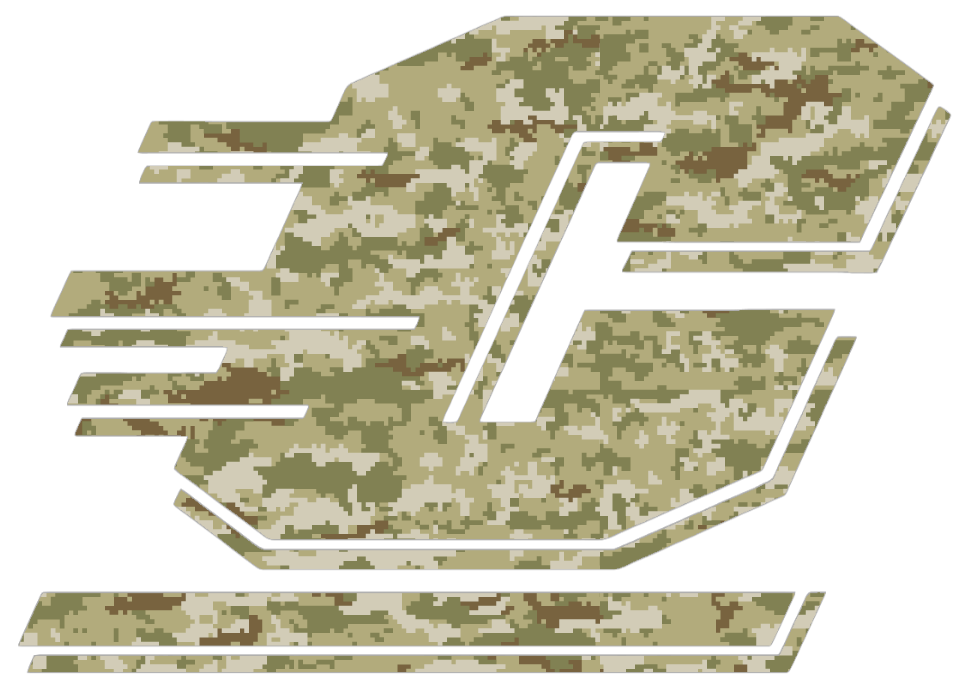 Central Michigan Chippewas Team Logo Salute to Service Camouflage Camo Vinyl Decal PICK SIZE