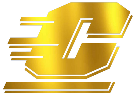 Central Michigan Chippewas GOLD CHROME MIRROR Team Logo Premium DieCut Vinyl Decal PICK SIZE