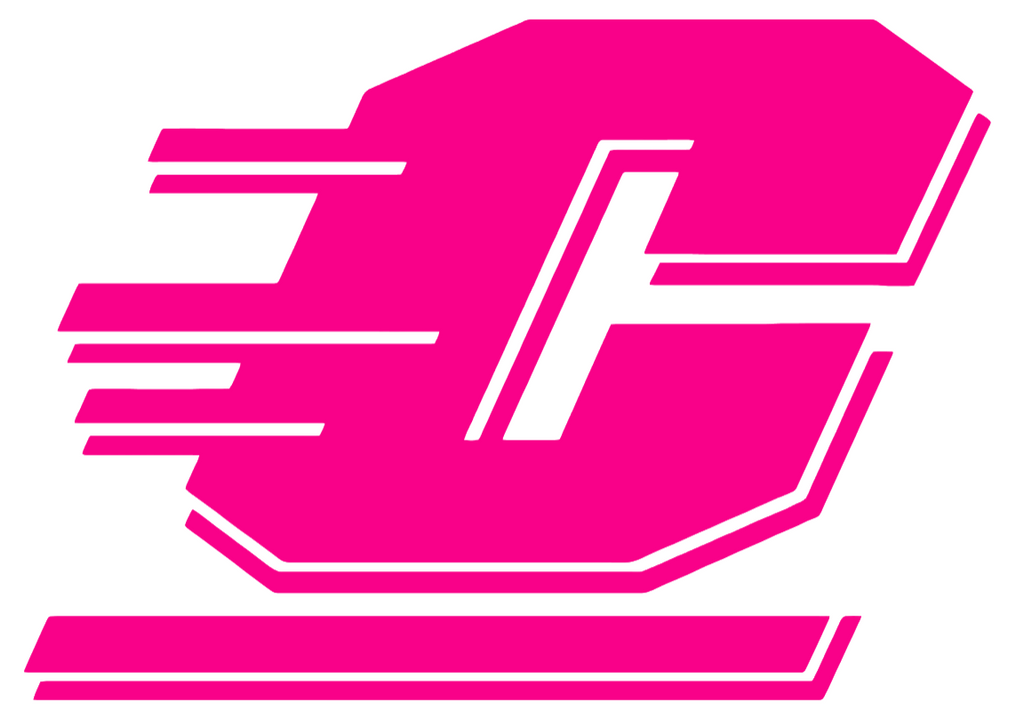 Central Michigan Chippewas Hot Pink Team Logo Premium DieCut Vinyl Decal PICK SIZE