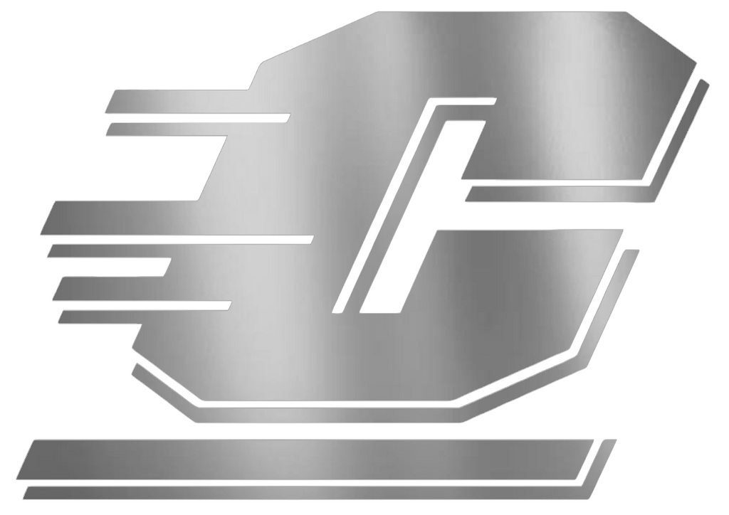 Central Michigan Chippewas SILVER CHROME MIRROR Team Logo Premium DieCut Vinyl Decal PICK SIZE