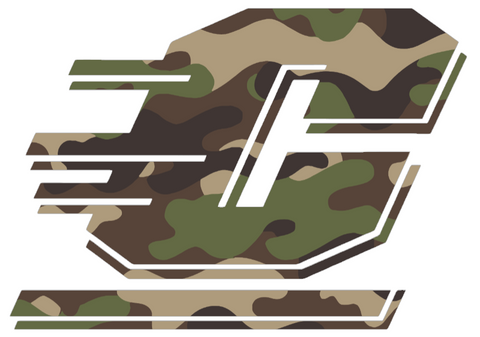 Central Michigan Chippewas Woodland Camo Camouflage Team Logo Premium DieCut Vinyl Decal PICK SIZE