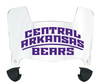 Central Arkansas Bears Mini Football Helmet Visor Shield w/ Clips - PICK VISOR & LOGO COLOR - SportsJewelryProShop