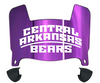 Central Arkansas Bears Mini Football Helmet Visor Shield w/ Clips - PICK VISOR & LOGO COLOR - SportsJewelryProShop