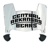 Central Arkansas Bears Mini Football Helmet Visor Shield w/ Clips - PICK VISOR & LOGO COLOR - SportsJewelryProShop