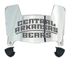 Central Arkansas Bears Mini Football Helmet Visor Shield w/ Clips - PICK VISOR & LOGO COLOR - SportsJewelryProShop