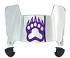 Central Arkansas Bears Mini Football Helmet Visor Shield w/ Clips - PICK VISOR & LOGO COLOR - SportsJewelryProShop