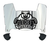 Central Arkansas Bears Mini Football Helmet Visor Shield w/ Clips - PICK VISOR & LOGO COLOR - SportsJewelryProShop