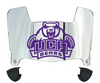 Central Arkansas Bears Mini Football Helmet Visor Shield w/ Clips - PICK VISOR & LOGO COLOR - SportsJewelryProShop