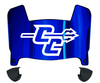 Central Connecticut Blue Devils Mini Football Helmet Visor Shield w/ Clips - PICK VISOR & LOGO COLOR