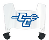 Central Connecticut Blue Devils Mini Football Helmet Visor Shield w/ Clips - PICK VISOR & LOGO COLOR
