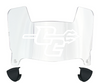 Central Connecticut Blue Devils Mini Football Helmet Visor Shield w/ Clips - PICK VISOR & LOGO COLOR