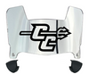 Central Connecticut Blue Devils Mini Football Helmet Visor Shield w/ Clips - PICK VISOR & LOGO COLOR