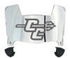 Central Connecticut Blue Devils Mini Football Helmet Visor Shield w/ Clips - PICK VISOR & LOGO COLOR
