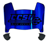 Central Connecticut Blue Devils Mini Football Helmet Visor Shield w/ Clips - PICK VISOR & LOGO COLOR