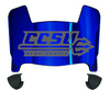 Central Connecticut Blue Devils Mini Football Helmet Visor Shield w/ Clips - PICK VISOR & LOGO COLOR