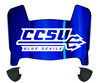 Central Connecticut Blue Devils Mini Football Helmet Visor Shield w/ Clips - PICK VISOR & LOGO COLOR