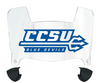 Central Connecticut Blue Devils Mini Football Helmet Visor Shield w/ Clips - PICK VISOR & LOGO COLOR