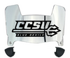 Central Connecticut Blue Devils Mini Football Helmet Visor Shield w/ Clips - PICK VISOR & LOGO COLOR