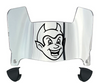 Central Connecticut Blue Devils Mini Football Helmet Visor Shield w/ Clips - PICK VISOR & LOGO COLOR