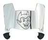 Central Connecticut Blue Devils Mini Football Helmet Visor Shield w/ Clips - PICK VISOR & LOGO COLOR