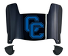 Central Connecticut Blue Devils Mini Football Helmet Visor Shield w/ Clips - PICK VISOR & LOGO COLOR