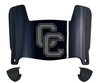 Central Connecticut Blue Devils Mini Football Helmet Visor Shield w/ Clips - PICK VISOR & LOGO COLOR