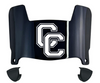 Central Connecticut Blue Devils Mini Football Helmet Visor Shield w/ Clips - PICK VISOR & LOGO COLOR
