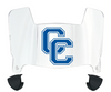 Central Connecticut Blue Devils Mini Football Helmet Visor Shield w/ Clips - PICK VISOR & LOGO COLOR