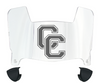 Central Connecticut Blue Devils Mini Football Helmet Visor Shield w/ Clips - PICK VISOR & LOGO COLOR